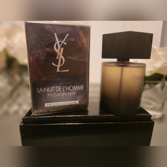 La Nuit De L'Homme Frozen Eau De Cologne by YSL / Yves Saint Laurent 100ml/3.3oz - Picture 15 of 16